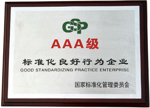 标准化AAA企业